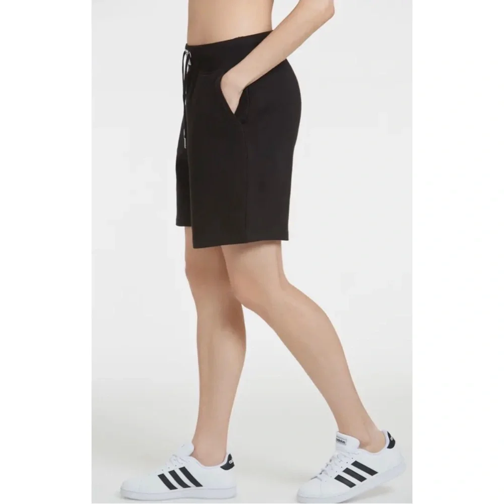 Juicy Couture Black High Waist French Terry Sweat Shorts Size XL - Picture 3 of 9